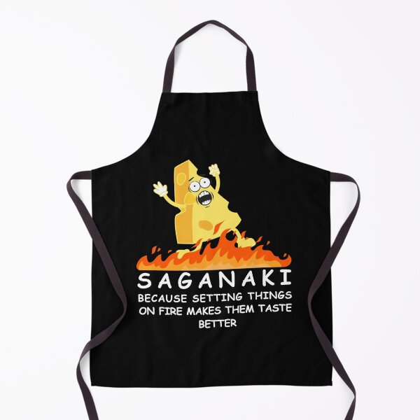 Item preview, Saganaki  - Greece greek food funny design  designed and sold by wholigans.