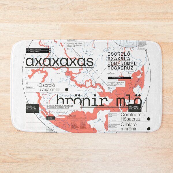 Item preview, A First Map of Tlön (from Jorge Luis Borges) designed and sold by Zilo Arts.