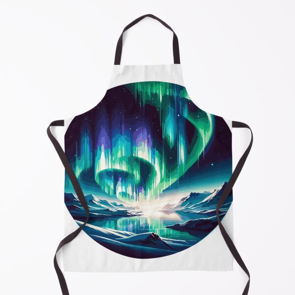 Item preview, Enchanting Northern Lights night designed and sold by LongIslandDesgn.