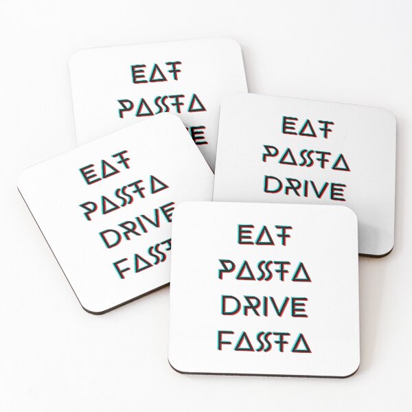 Item preview, Eat Pasta drive Fasta glitch designed and sold by ArtArturs.