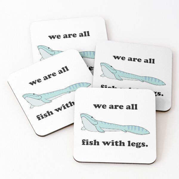 Item preview, We are all fish with legs designed and sold by ScienceCorner.