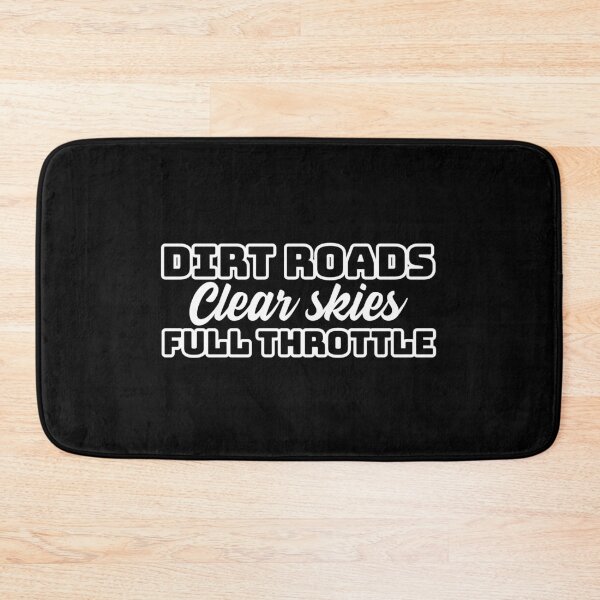 Item preview, Dirt Roads, Clear Skies, Full Throttle - dirtbike, motocross, enduro dark merch designed and sold by ssalujoe.