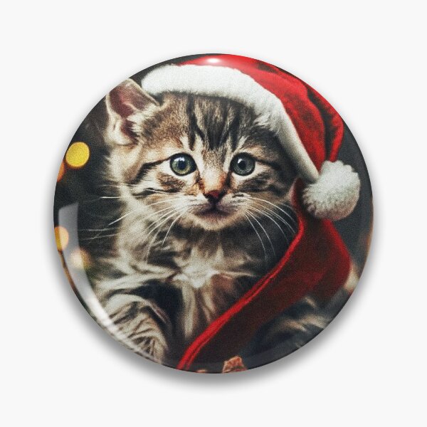 Item preview, Little kitten Santa Claus III designed and sold by Visual Arts Sławomir Grzanek.