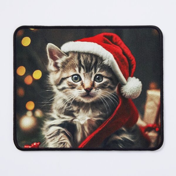 Item preview, Little kitten Santa Claus III designed and sold by Visual Arts Sławomir Grzanek.