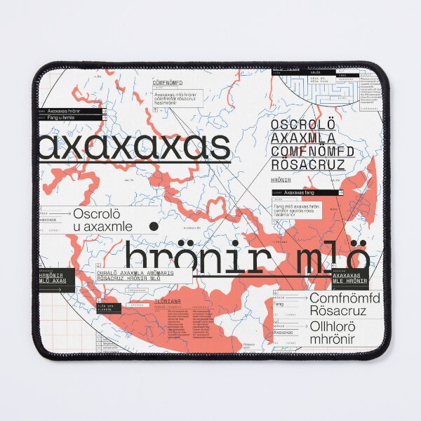 Item preview, A First Map of Tlön (from Jorge Luis Borges) designed and sold by Zilo Arts.