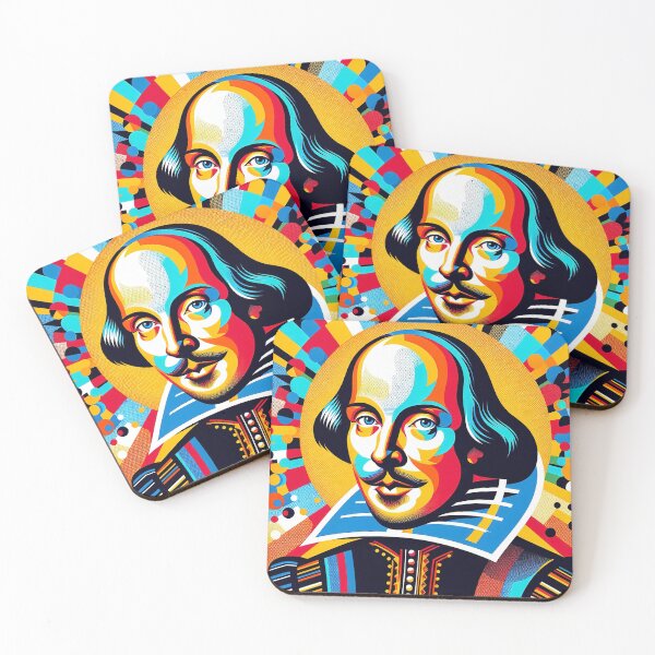 Item preview, William Shakespeare Pop Art designed and sold by Katie Cole.