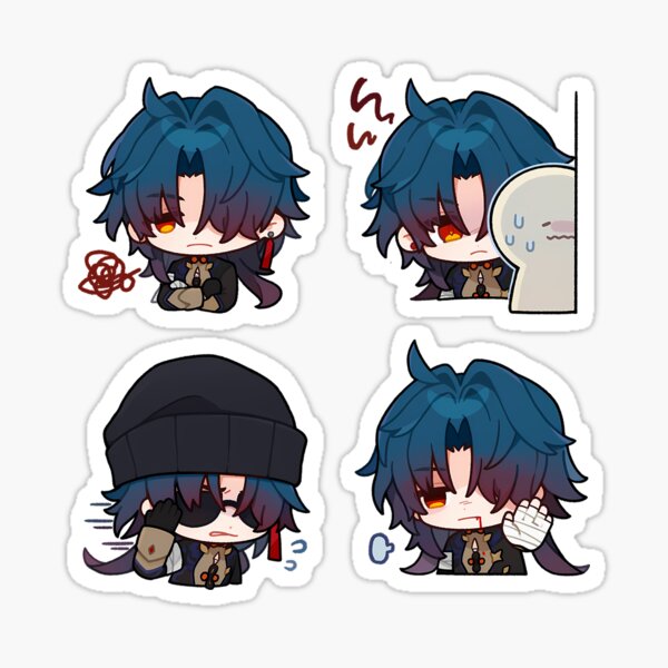 Item preview, Blade Sticker Set, Honkai: Star Rail designed and sold by Astral Drop.