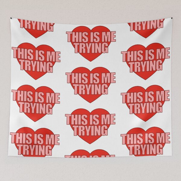 Item preview, This Is Me Trying Heart designed and sold by Chesley Design.
