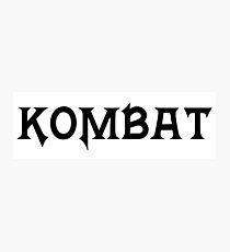 Kombat Photographic Print