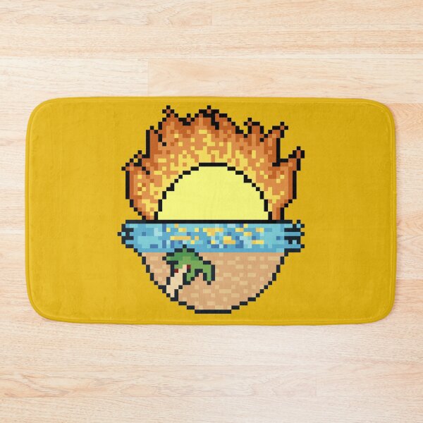 Item preview, burning sun pixel art designed and sold by ifrico.