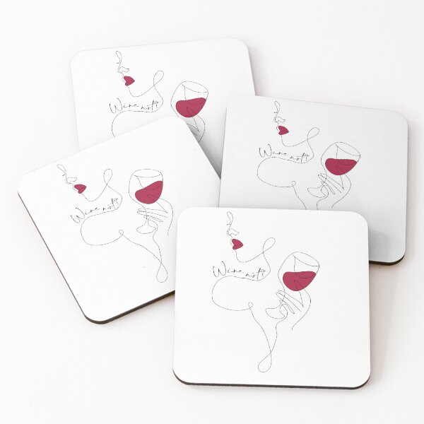 Item preview, Wine not? Line art girl designed and sold by itsinnav.