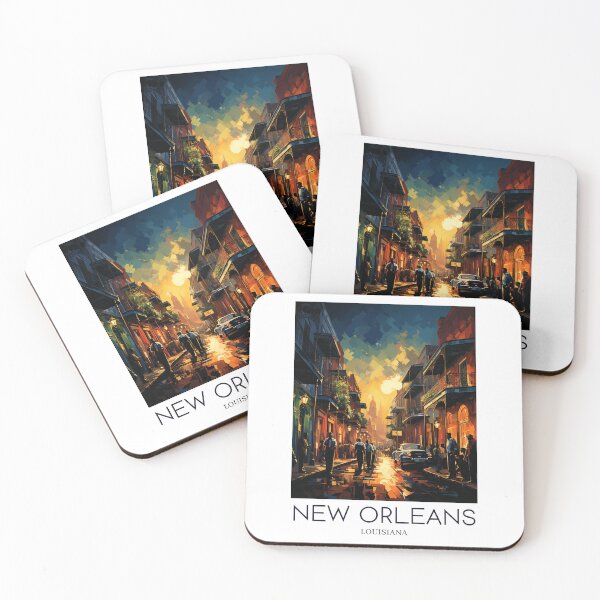 Item preview, A Pop Art Travel Print of New Orleans - Louisiana - US  designed and sold by StudioRedKoala.