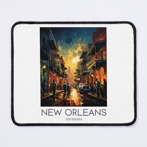Item preview, A Pop Art Travel Print of New Orleans - Louisiana - US  designed and sold by StudioRedKoala.