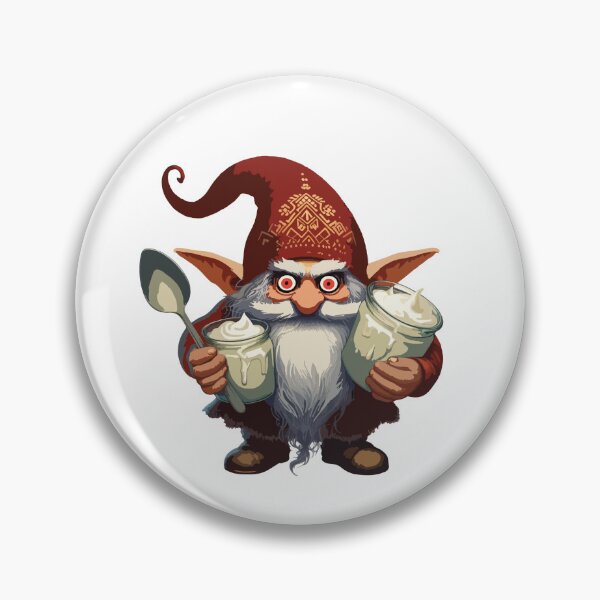 Item preview, The Yule Lads: Skyr-Gobbler (Skyrgámur) without text designed and sold by BaldMonkDesigns.