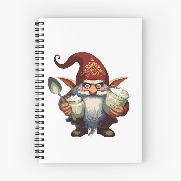 Item preview, The Yule Lads: Skyr-Gobbler (Skyrgámur) without text designed and sold by BaldMonkDesigns.