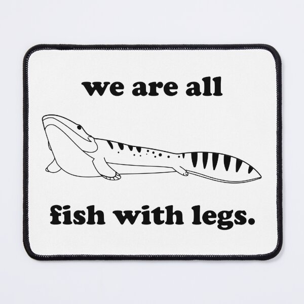 Item preview, We are all fish with legs designed and sold by ScienceCorner.