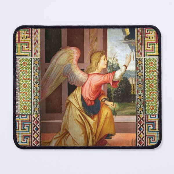 Item preview, ARCHANGEL GABRIEL by FILIPPINO LIPPI AND POMPEII MOSAICS PATCHWORK designed and sold by BulganLumini.