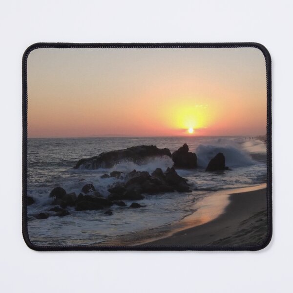 Item preview, Sunset in Malibu Beach - Ocean Waves - Photography designed and sold by SeraphimDesigns.