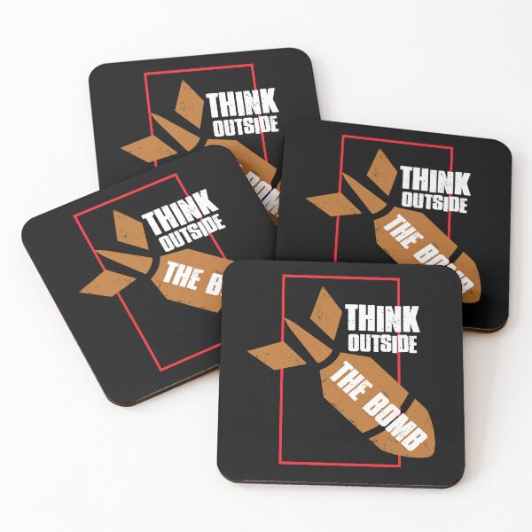 Item preview, Think Outside The Bomb - World Peace - No War designed and sold by WIZECROW.