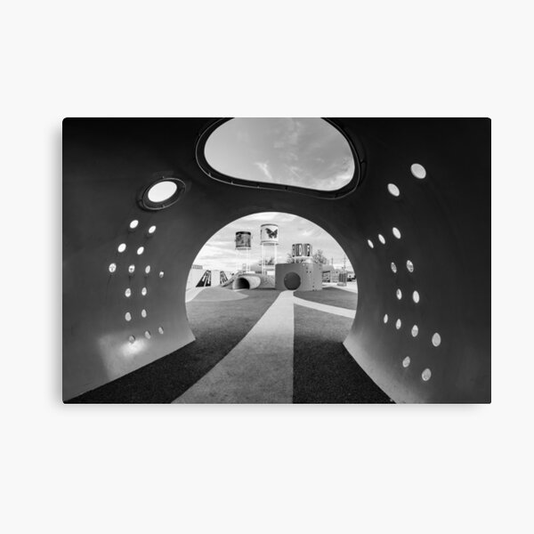 Item preview, Whimsical View At Railyard Park In Monochrome - Rogers Arkansas designed and sold by Gregory Ballos.