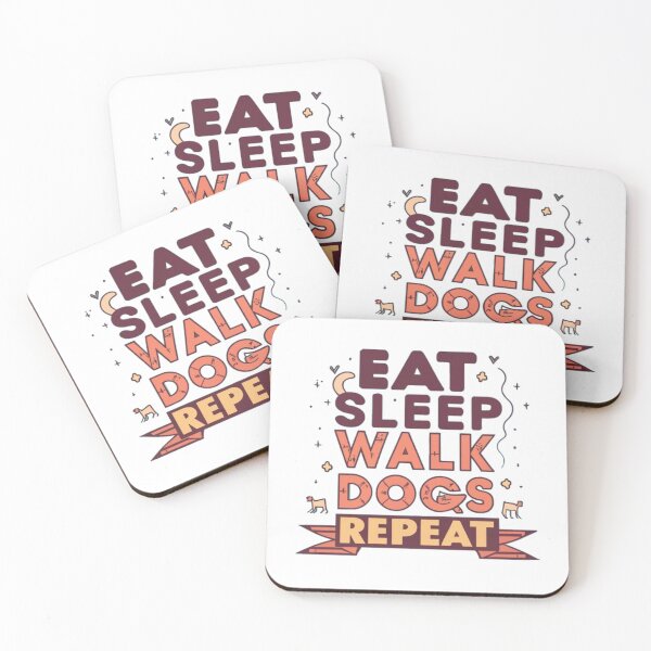 Item preview, Eat Sleep Walk Dogs Repeat designed and sold by Moad Fahim.