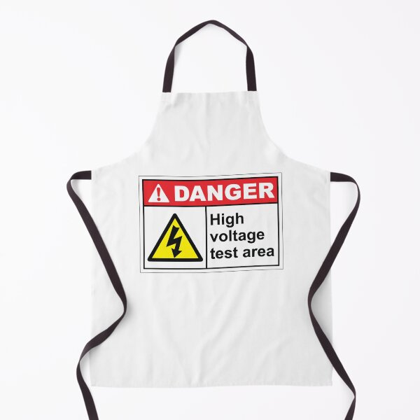 Item preview, Danger High Voltage Test Area designed and sold by GraphicsMark.