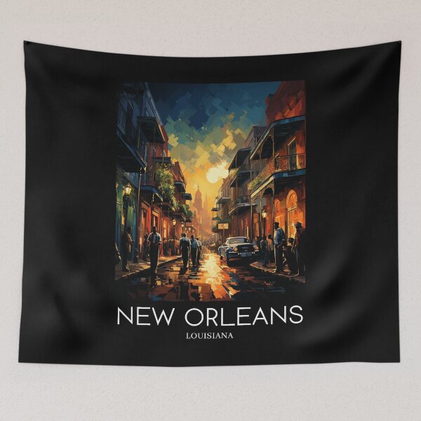 Item preview, A Pop Art Travel Print of New Orleans - Louisiana - US  designed and sold by StudioRedKoala.