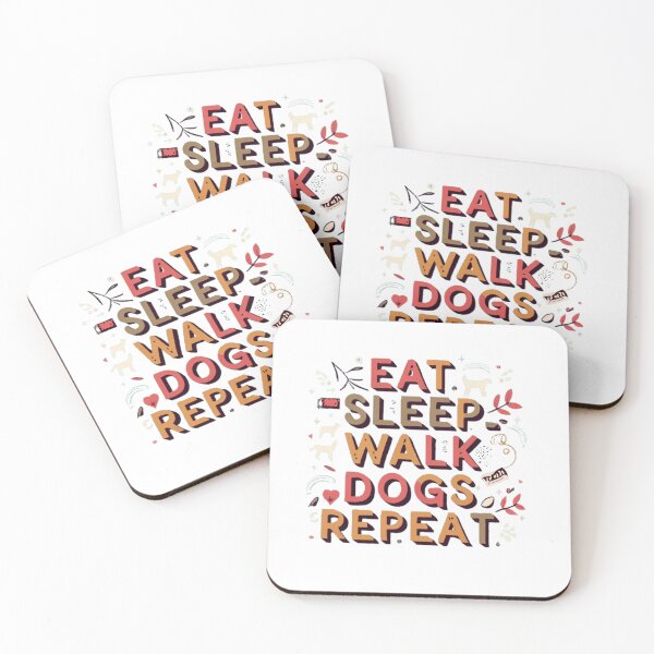 Item preview,  Eat Sleep Walk Dogs Repeat designed and sold by Moad Fahim.