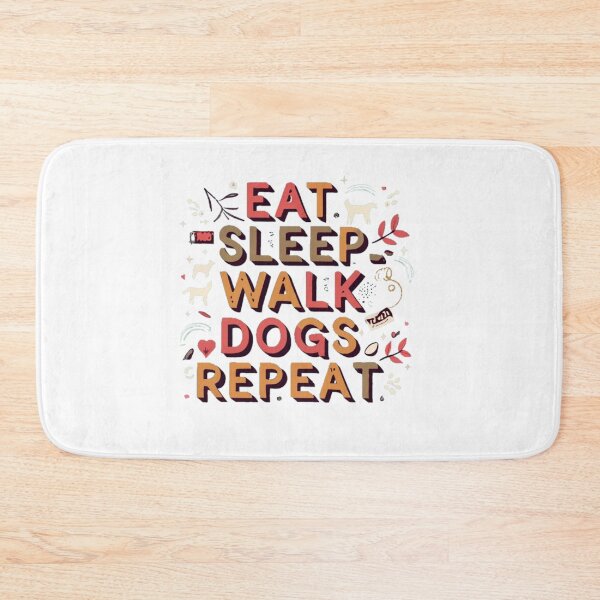 Item preview,  Eat Sleep Walk Dogs Repeat designed and sold by Moad Fahim.
