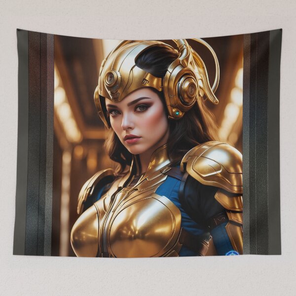 Item preview, A Triliathan Honor Guard Of Princess Delathia Striking AI Concept Art by Xzendor7 designed and sold by Xzendor7 Digital Art Creations.