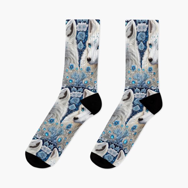 Item preview, ARCTIC FOX~Spirit Animal~Wild Nature Dog Lover~College Dorm AirBnB Real Estate Travel Guest Home Decor~Birthday Christmas Gift designed and sold by Spinning Plates 360.