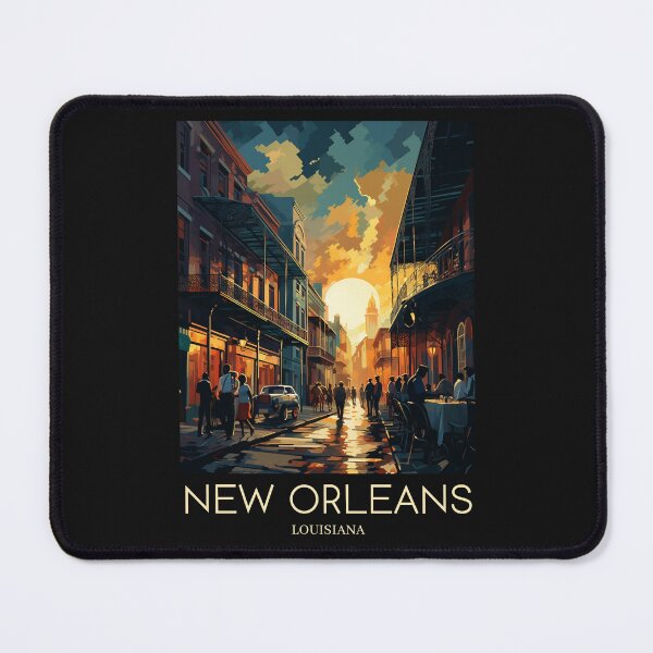 Item preview, A Pop Art Travel Print of New Orleans - Louisiana - US  designed and sold by StudioRedKoala.