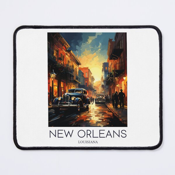 Item preview, A Pop Art Travel Print of New Orleans - Louisiana - US  designed and sold by StudioRedKoala.