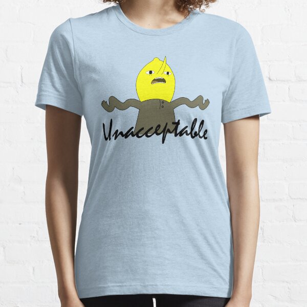 Vista previa del artículo con la obra «Lemongrab Inaceptable Adventure Time™», diseñado y vendido por kidcartoon.