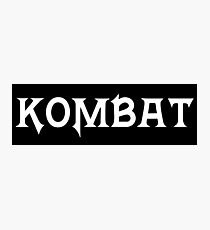 Kombat Photographic Print
