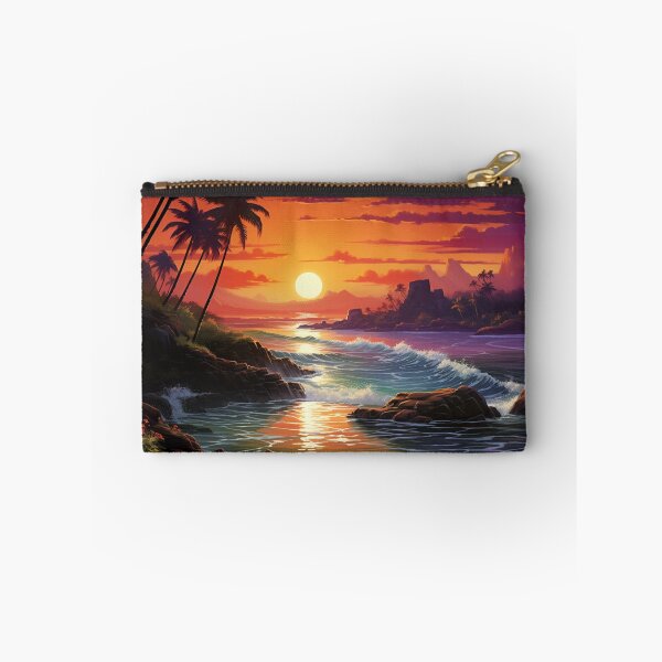 Item preview, Location Art Stunning Sunrise Landscape Modern Oil Painting Sunset Paradise B184 designed and sold by MPCFICTION.