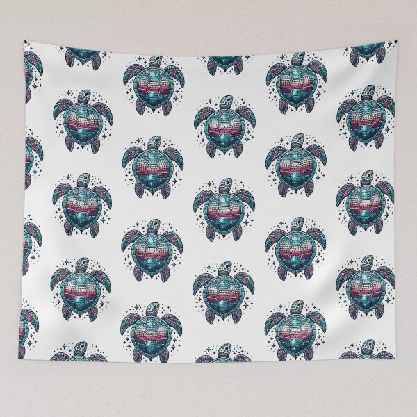 Item preview, Disco colorful Sea Turtle Conservation, Turtle Lover Gift designed and sold by RadleyParke.