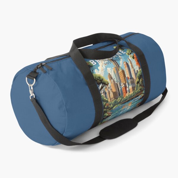 Item preview, Brisbane Australia Travel Art Vintage designed and sold by KrisSidDesigns.