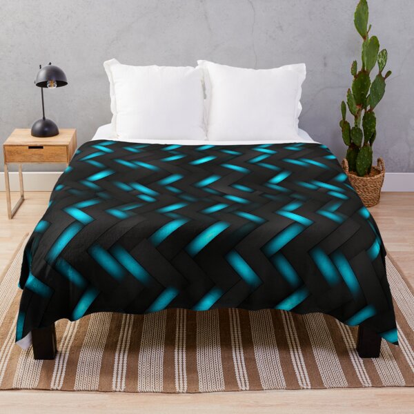 Aperçu de l'œuvre Black & Cyan Daze créée et vendue par Quark-Up-Fiber.