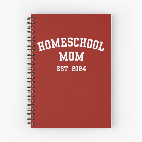 Item preview, Homeschool Mom Est. 2024 Varsity Collegiate Crimson designed and sold by Neeshki.