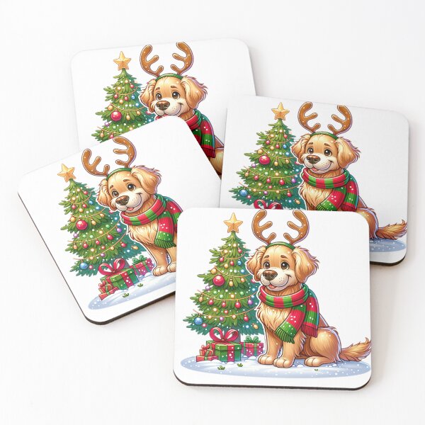 Item preview, Golden Winter Wonder: Antlered Festivities designed and sold by EpicPaws.
