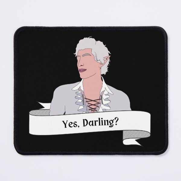 Item preview, Astarion Dialogue Yes Darling designed and sold by thisisbluetiful.