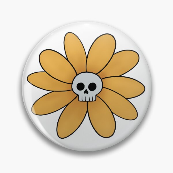 Item preview, Skull Flower Pattern designed and sold by CaptinAubs.