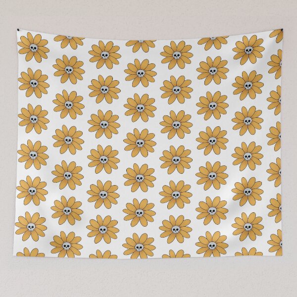 Item preview, Skull Flower Pattern designed and sold by CaptinAubs.