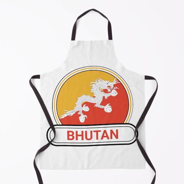 Item preview, Bhutan Country Badge - Bhutan Flag designed and sold by chrisrivait.