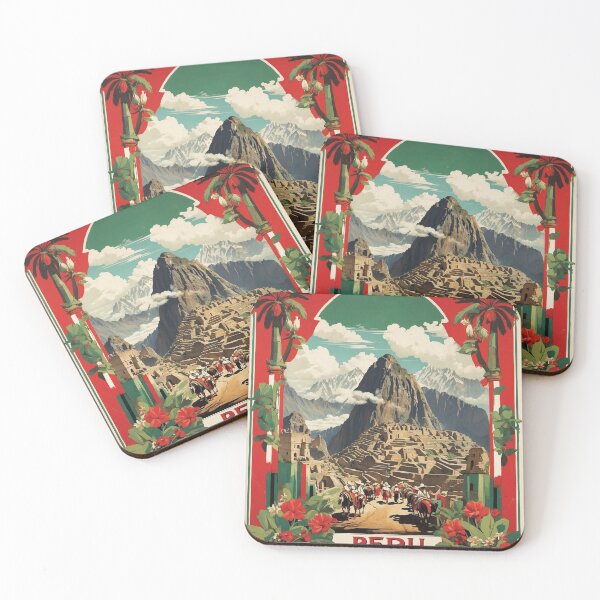 Item preview, Peru Vintage Poster Tourism designed and sold by TravelersGems.