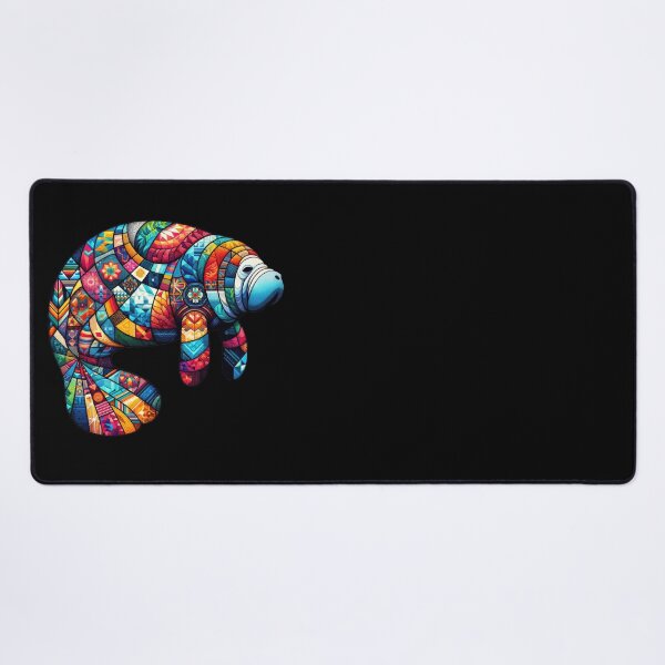 Item preview, Adorable Patchwork Quilt Manatee Design for Sea Life Enthusiasts designed and sold by SandbarTees.