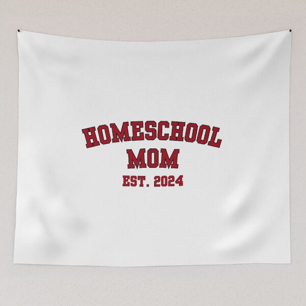 Item preview, Homeschool Mom Est. 2024 Varsity Collegiate designed and sold by Neeshki.