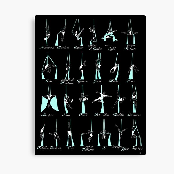 Aperçu de l'œuvre Alphabet aérien espagnol complet (soies) inversé créée et vendue par rlynnj.