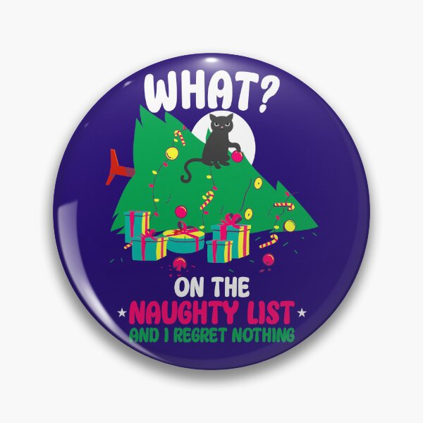 Item preview, Naughty Cat Christmas Tree, Xmas Cat Lover Funny  designed and sold by Porcupine Tees ⭐⭐⭐⭐⭐.